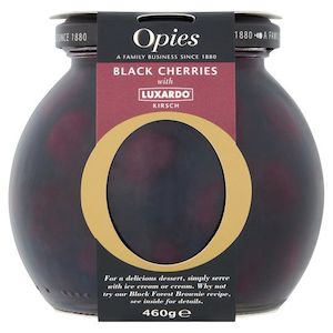 Black Cherries with Kirsch 460g - LABEL DAMAGE