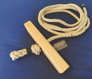 Products: Macrocarpa 'Branch' Rope Swing Kea Resilience Proje