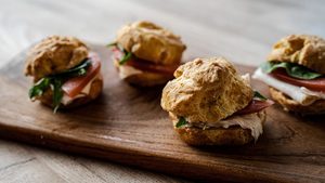 Smoked Chicken & Espelette Gougere