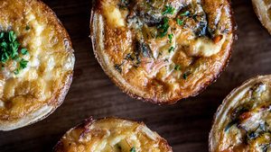 Salmon & Leek Quiche