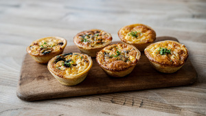 (V) Vegetarian Quiche