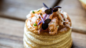 Salmon Tartare Vol Au Vent