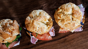 Ham & Brie Gougere (GFO)
