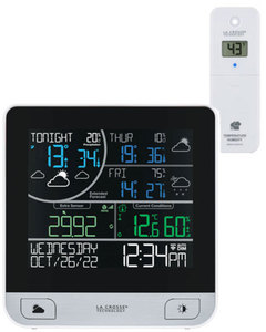 Products: V15-TH La Crosse WIFI Multiday Forecast Colour Weather Station