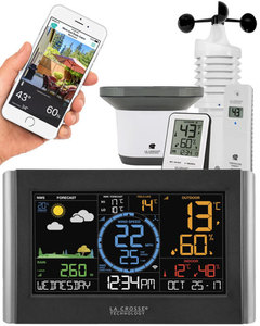 Products: V22-WRTHv2 La Crosse WIFI Wind Speed Rain Colour Weather Station