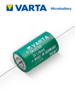 Varta CR1/2AA 3V Lithium Battery with Axial Lead
