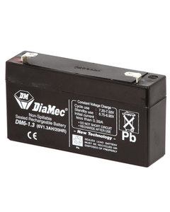 Products: Diamec DM6-1.3 6V 1.3AH SLA Battery
