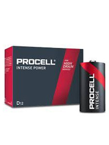 Products: Procell Intense Industrial D Alkaline Battery 12 Pack
