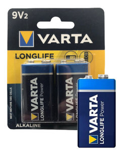 Products: Varta Longlife Power 9V Alkaline Battery 2PK