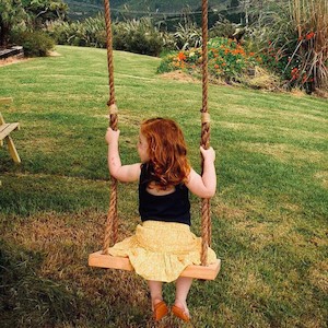 Garden Centre: Wooden Garden Swing 500mm Handmade