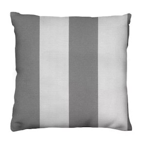 Outdoor Cushion Yacht Stripe Charcoal Made