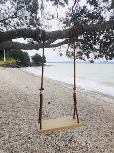 Wooden Garden Swing 750mm Handmade