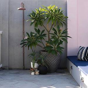 Bespoke Outdoor Shower Copper Cold Water NZ Made