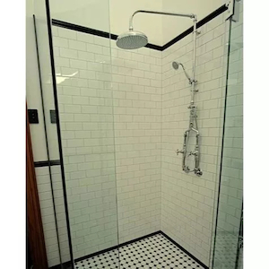 Indoor-Outdoor Shower Twin Taps Copper-Chrome NZ Made