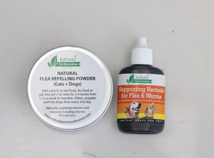 Flea Repelling KIT Natural Remedy Cats & Dogs