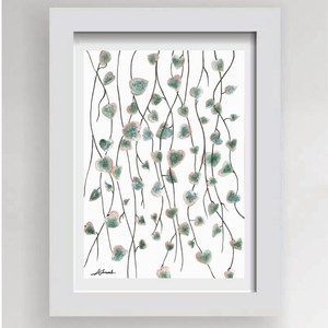 Gift Ideas Under $50 NZ Made Ladybugs Marketplace: Botanical Print String of Hearts