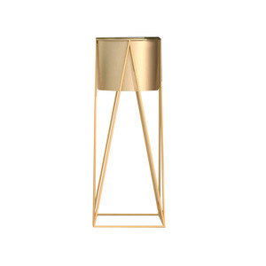 Garden Centre: Gold Metal Plant Stand