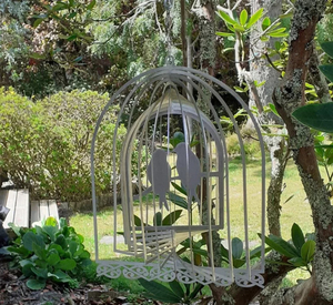 Garden Art NZ New Zealand Artists Ladybugs Gardening Online: Wind Spinner Lovebirds Made