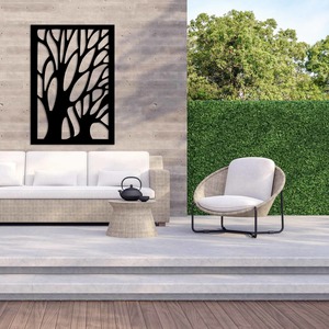 Metal Wall Art Autumn Tree