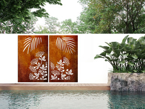 Privacy Screen Set Fence Panel Set Pohutukawa
