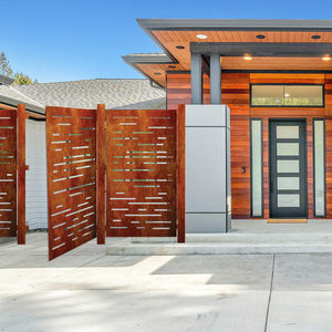 Corten Steel Fence Panel Privacy Screen