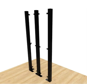 Corten Steel Fence Post Topmounted