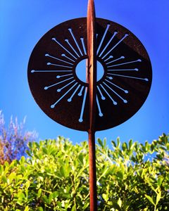 Corten Steel Ladybugs: 3D Corten Alliums