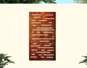 Metal Wall Art Fence Panel