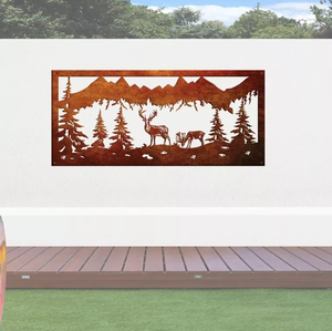 Corten Steel Ladybugs: Metal Wall Art Out in the Wild