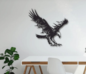 Garden Art NZ New Zealand Artists Ladybugs Gardening Online: Eagle Metal Wall Art Made