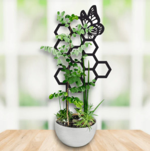 Garden Art NZ New Zealand Artists Ladybugs Gardening Online: Plant Stake Butterfly Made