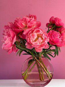 Pink Glass Vase - LA FEMME FLEUR
