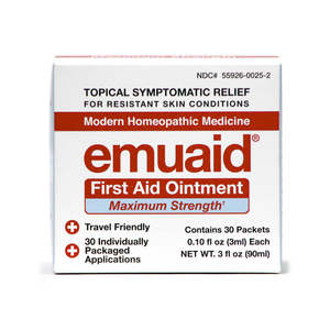 Emuaid- First Aid Ointment Travel Pack Maximum Strength  (30 pack)