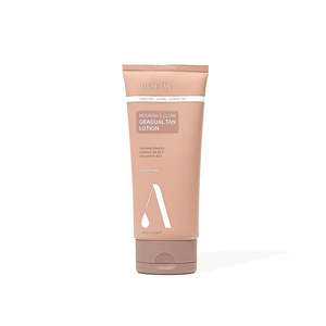 Azure Tan: Azure Tan- Nourish & Glow Gradual Tan Lotion Medium/Dark 200mL