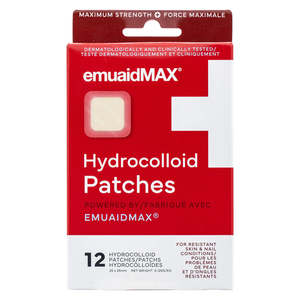 Emuaid- Hydrocolloid Patches (12 patches)