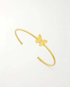 Butterfly Diamond Bangle