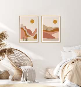 Gallery Wall: Canyon and Nevada - Pair