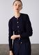 Sylvia Merino Cardigan - Navy