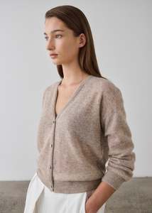 Fine Alpaca Cardigan - Hazel