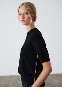 Ultimate Knit T-Shirt - Black