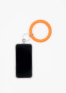 Accessories: Ina Seifart Key or Phone Ring - Orange