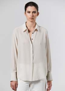 Silk Shirt - Putty