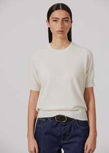 Jasper Cashmere T-Shirt Crew - Cream