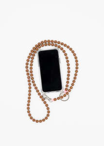 Ina Seifart Phone Necklace Long - Mocca Rose