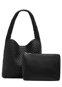 Rylan Recycled Leather Large Tote - Black (Test Copy)