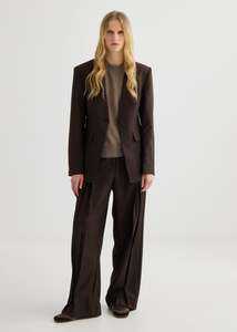 All: Collarless Blazer - Truffle