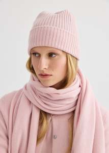 Cashmere Beanie - Blush