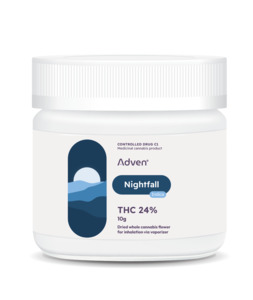 Prescription Only Thc Flower: Adven Nightfall 10g