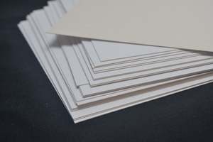 Bookbinding: White card 325gsm