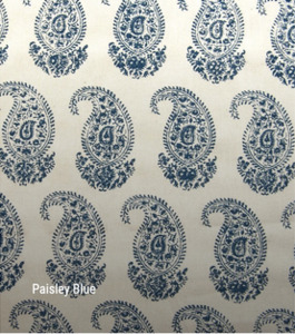 Whiteman Mellor: Paisely Cotton Indigo